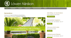 Desktop Screenshot of loewen-naenikon.ch